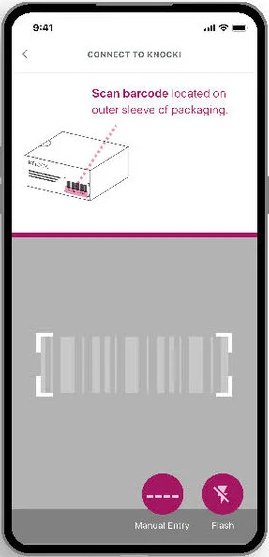 Revised step 1: Scan the barcode