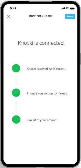 Original step 3: Connect the Knocki
