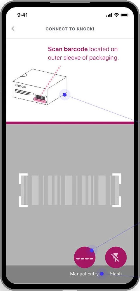 New barcode scanner screen
