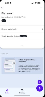 Summary templates