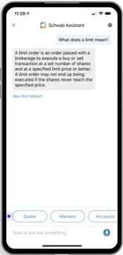 Limit order definition with smart prompts below